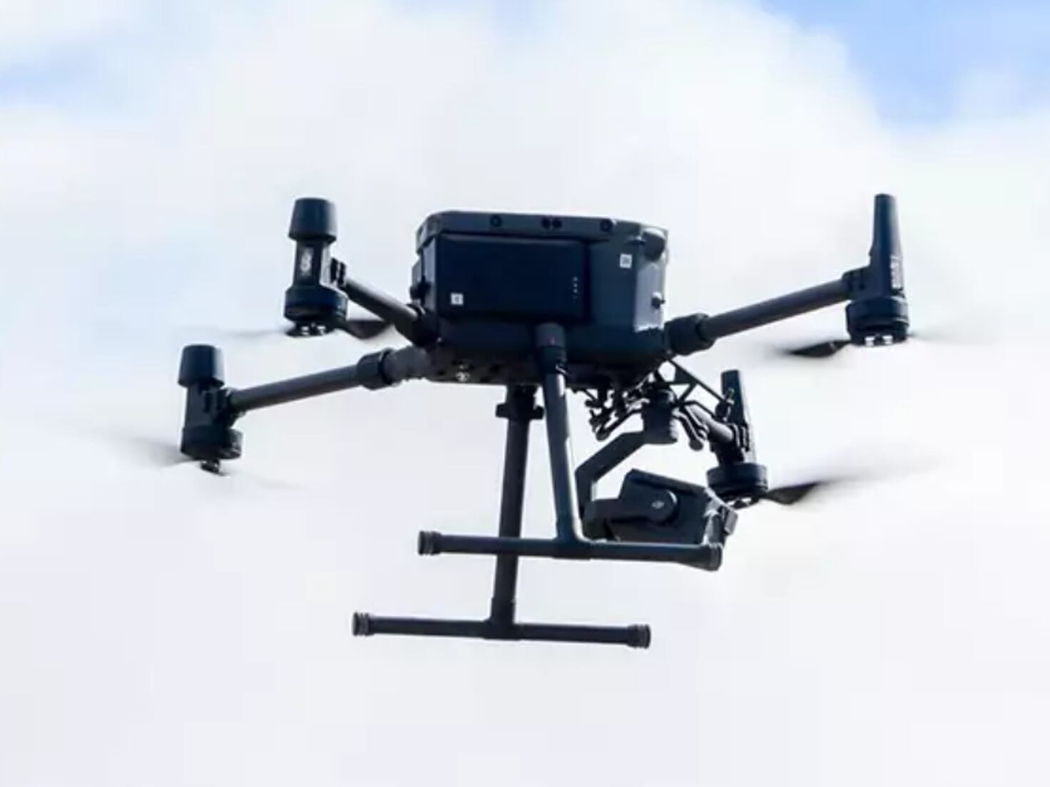 Imágenes tomadas con drone de búsqueda de víctimas