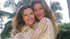 Gisele Bündchen comparte una foto con su hermana melliza en Instagram