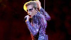 Lady Gaga en el show del medio tiempo del Super Bowl 51en el NRG Stadium, Houston, Texas. Febrero 5, 2017.