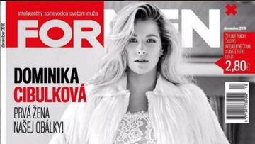 Dominika Cibulkova luce así en la portada de 'ForMen'