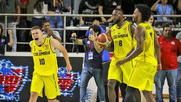 Selección Colombia de Baloncesto venció a Brasil en Coliseo Elías Chegwin de Barranquilla.