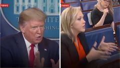 Inaceptable: graves insultos en público de Trump a una periodista