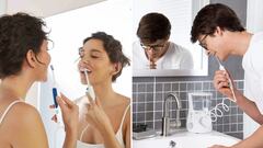 Los irrigadores dentales sirven para limpiar los dientes y las encías con agua a presión.