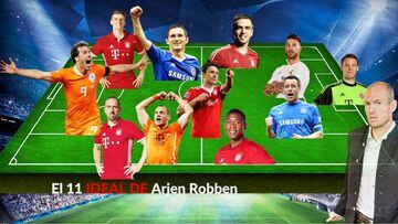 El once ideal de Robben.