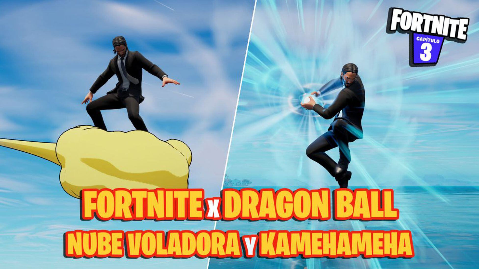Fortnite: ¿dónde encontrar el Kamehameha y la Nube Voladora de Dragon Ball?  - Meristation