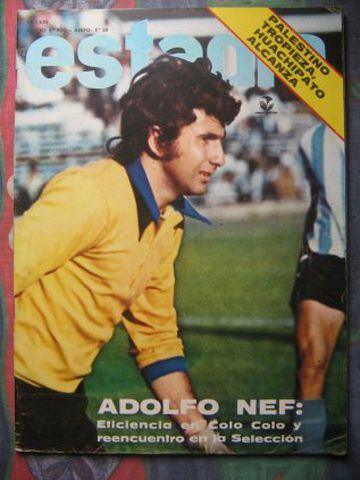 El arquero Adolfo Nef estuvo en la U entre 1965 y 1972 y luego pasó a Colo Colo el '73, donde estuvo ocho años.