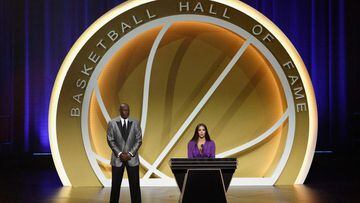 Vanessa Bryant pays tribute as Kobe enters NBA Hall of Fame