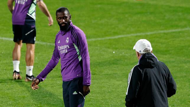 Rüdiger, baja de última hora contra el Valladolid