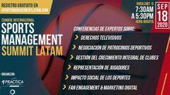 En vivo: Con&eacute;ctate con el Sports Management Summit Latam