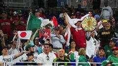 MIAMI, FL - MARCH 20:  Fans cheer during the 2023 World Baseball Classic Semifinal game between Team Mexico and Team Japan at loanDepot Park on Monday, March 20, 2023 in Miami, Florida. (Photo by Mary DeCicco/WBCI/MLB Photos via Getty Images)