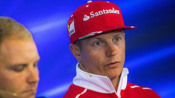 Raikkonen: "No tengo ni idea de lo que pasará con Vettel"