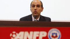 El presidente de la Asociaci&oacute;n Nacional de F&uacute;tbol Profesional de Chile (ANFP), Sergio Jadue. 