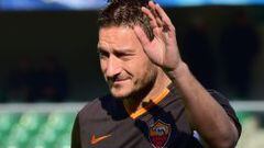 Francesco Totti, capit&aacute;n de la Roma. 
