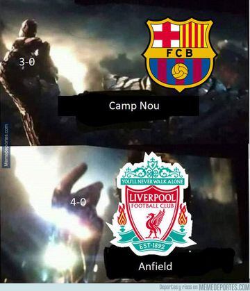Liverpool-Barcelona: the best memes as Barça crash out of the Champions League
