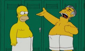 Temporada 19, capítulo 402, "Homer of Sevilla". El primer español en aparecer en los Simpson en este capítulo que hace referencia a "El barbero de Sevilla".
