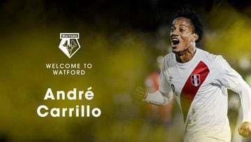 Oficial: André Carrillo se va cedido al Watford