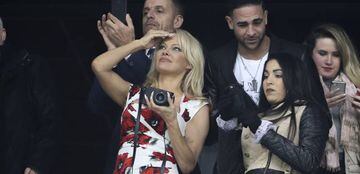 Pamela Anderson, un rostro habitual del Velodróme durante esta temporada de Ligue 1.