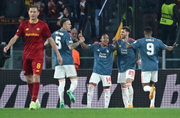 Feyenoord took the game to extra-time in Rome after finishing 2-2 on aggregate after 90 minutes.