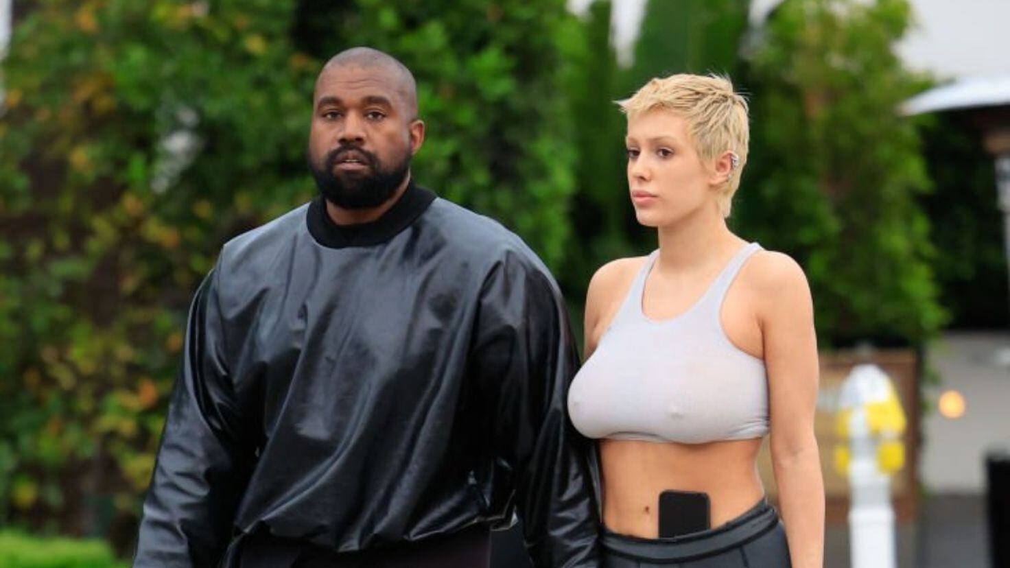 Kanye West reappears with his new wife, Bianca Sensory