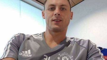 Photo of Nemanja Matic in a Manchester United shirt leaked