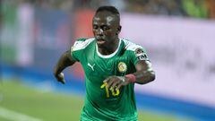 CAIRO, EGYPT - JULY 19: Sadio Mane of Senegal during the 2019 Africa Cup of Nations Final between Senegal and Algeria at at the Cairo International Stadium on July 19, 2019 in Cairo, Egypt. (Photo by Visionhaus/Getty Images)