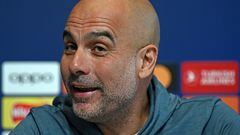 Manchester City boss Pep Guardiola took a jab at Napoli manager Luciano Spalletti, saying he doesn't want him to get "grumpy".