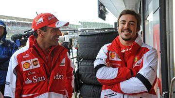 Gen&eacute; y Alonso en sus tiempos en Ferrari.