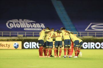 Unión, una de las principales características de la Selección Cololmbia y que demostró en los primeros 45 minutos cuando marcó los dos goles.