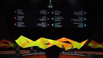 Monaco (Monaco).- A general view of the UEFA Europa League 2019-20 Group Stage dra?w ceremony in Monaco, 30 August 2019. EFE/EPA/ALEXANDRE DIMOU