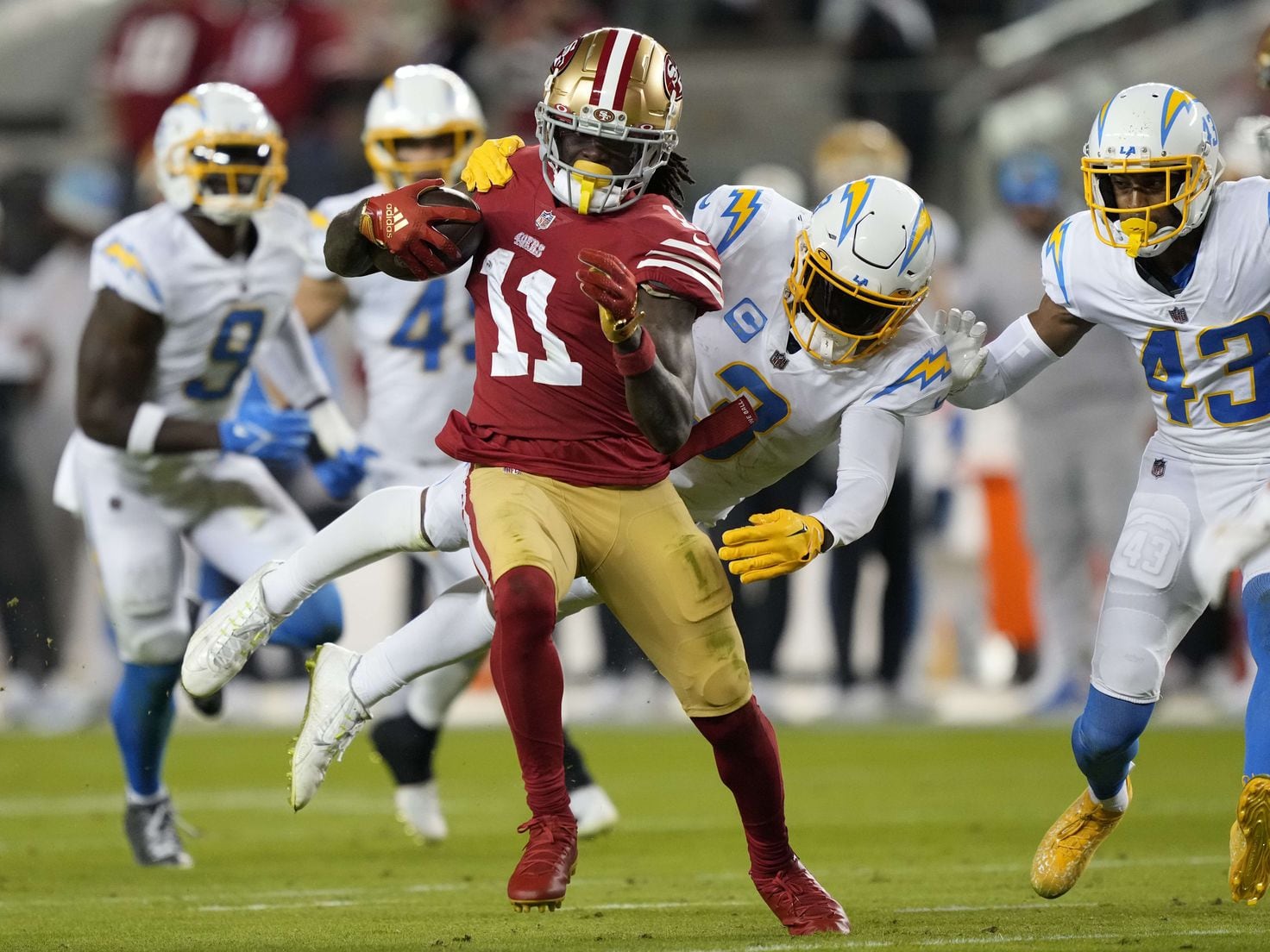 Los Angeles Chargers 16 vs 22 San Francisco 49ers summary: stats and  highlights