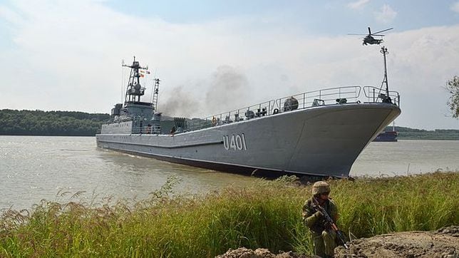 Rusia destruye el último buque de guerra de Ucrania