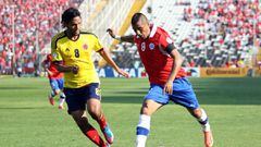 El extraño partido de Vidal como líbero ante Colombia