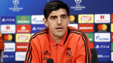 Real Madrid's Courtois talking up winning Champions League