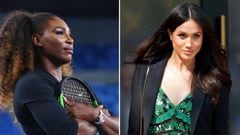 Im&aacute;genes de Serena Williams y de Meghan Markle.