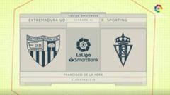 Resumen y goles del Extremadura vs. Sporting de LaLiga SmartBank