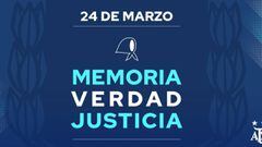 El recuerdo de los clubes argentinos en el Día de la Memoria
