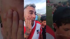 Rubens Sambueza está a un juego de ascender en Argentina y lloró de la felicidad