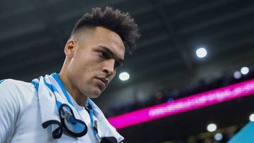 Lautaro Martinez (ARG) during the World Cup match between Argentina v Australia , in Doha, Qatar, on December 3 , 2022.
(Photo by Foto Olimpik/NurPhoto via Getty Images)
NO USE POLAND