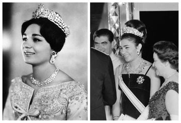 Se traduce como 'la luz del ojo' y es uno de los diamantes rosas más grandes del mundo. Esta piedra preciosa fue encontrada en las minas de Golconda, en Hyderabad (India), aunque los expertos creen que procede de una todavía más grande que se partió en dos y que pertenece también a las Joyas de la Corona iraní. La tiara fue diseñada por Harry Winston y fue hecha para la boda de la emperatriz Farah Pahlavi en 1958. Se encuentra actualmente en el Tesoro Nacional de Irán en el Banco Central de Teherán.