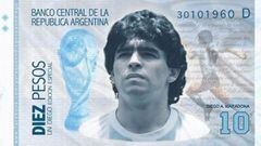 El gobierno argentino propone imprimir billetes con la cara de Maradona y el gol a Inglaterra