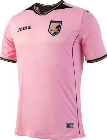 Palermo Home Shirt 2014/15 Black  New football shirts, Football kits, Joma