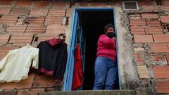 Familias en condición de pobreza en Colombia.