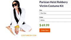 Kim Kardashian secuestrada, el polémico disfraz retirado
