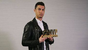 Cristiano recogi&oacute; el premio a Mejor Jugador del A&ntilde;o de la plataforma china Dongqiudi.