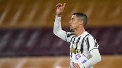 Cristiano Ronaldo celebra un gol anotado con la Juventus.