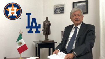 López Obrador apuesta por Astros y Dodgers para la Serie Mundial