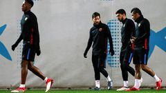 El Barcelona volvi&oacute; a los entrenos pensando en ponerse el chip de la Liga tras superar al Espanyol en la agitada Copa.
