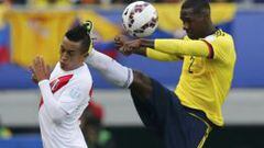 Zapata recibi&oacute; su segunda amarilla en la Copa Am&eacute;rica ante Per&uacute;.