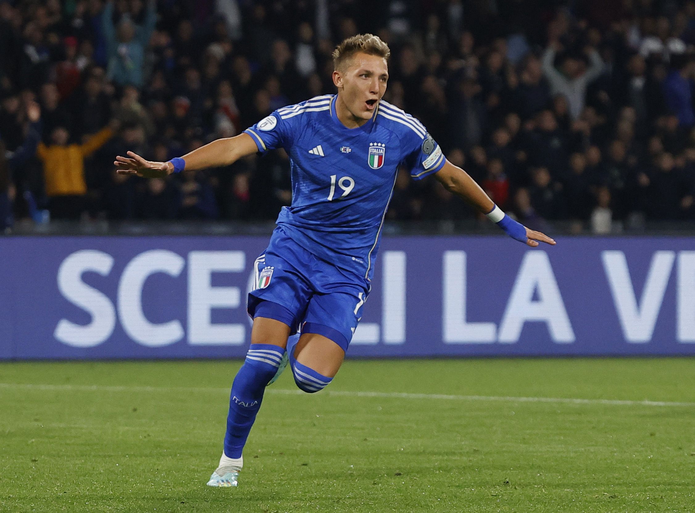 Retegui con la selección italiana