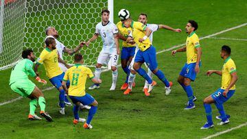 Argentina 0-2 Brasil: goles, resumen y resultado